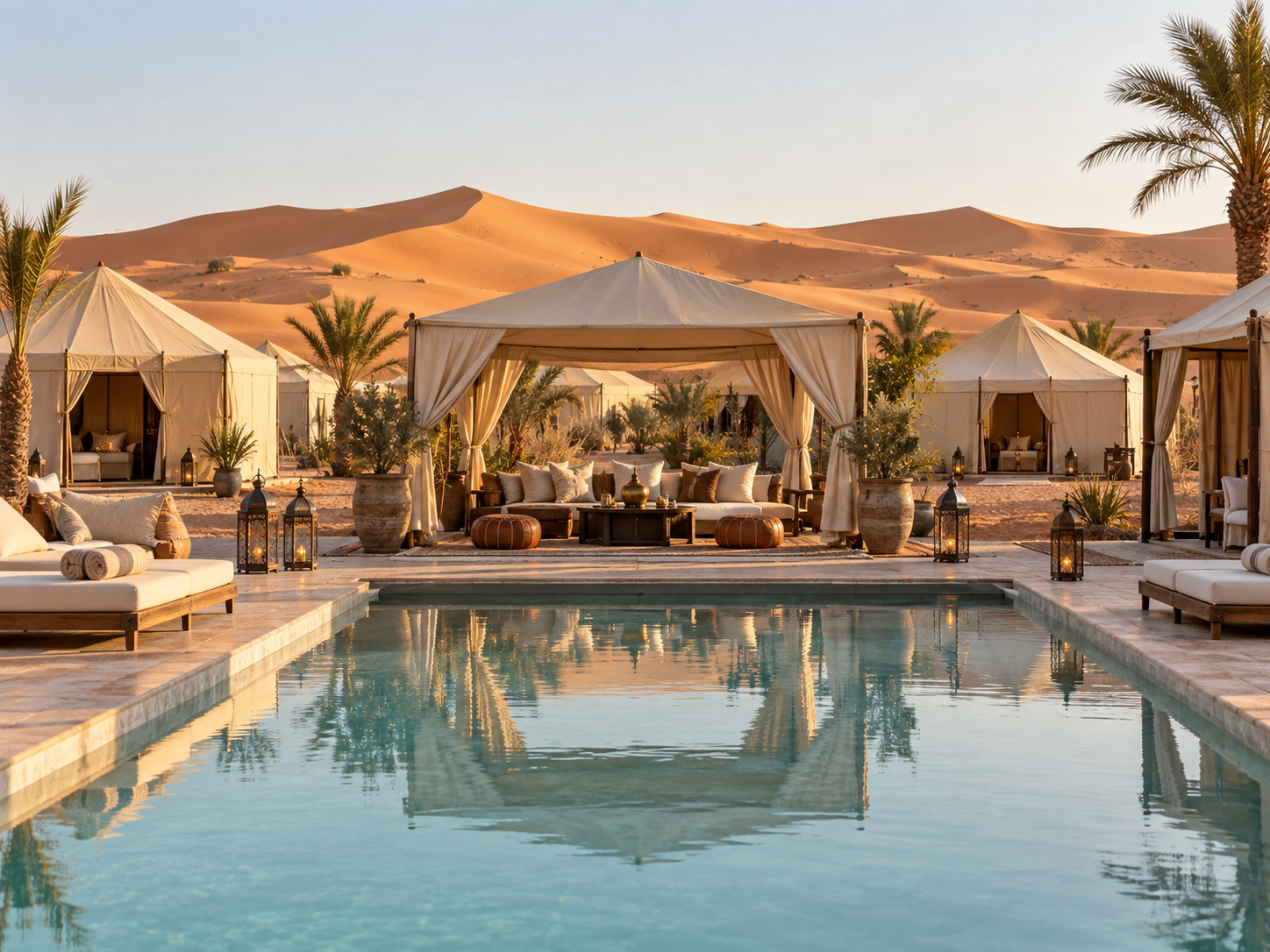 Kalimba Luxury Desert Camp in Merzouga Sahara Desert